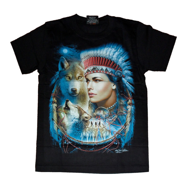 T-Shirt  Indianerin im Traumfänger