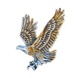 Bolotie fliegender Adler braun