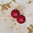 Weihnachtskugeln aus Glas Rot Adlerkopf, 2er Set (21/22 Kollektion)